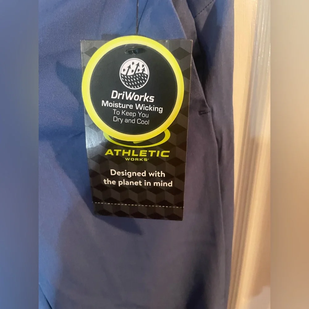 Athletic Works’ Boys Blue and‎ Black Moisture Wicking Pants! NWT! Size XS!